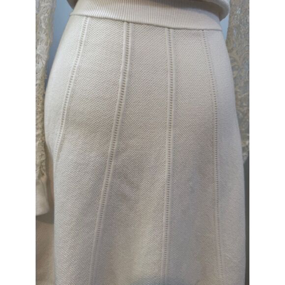 Alice + Olivia Dress Size XS Blake Ivory Lace Sleeve Fit Flare Coquette - Picture 6 of 10